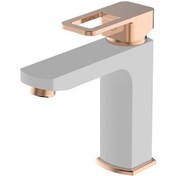 Resim Bien Salvo Plus Colours Lavabo Bataryası Beyaz - Rose Gold 