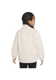 Resim Nıke Swoosh Faux Kız Çocuk Sweatshırt 36j828-782 6 Yaş Beyaz 