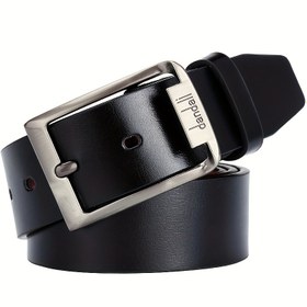 Resim MZZTO Erkekler için El Yapımı Suni Deri Kemer - Kare Alaşım Tokalı Şık Siyah Kot Aksesuarı, Günlük, İş ve Seyahat İçin, 3.7cm Genişlik, Günlük Kemer | Şık Alaşım Toka | Dayanıklı Suni Deri Bel 