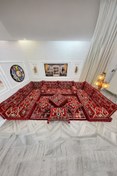 Resim mdhomecarpet Şark Köşesi Minder Takımı | Yer , Sırt Minderi, Etnik Desen, Salon ve Ev İçin 20 Parça Süngerli 