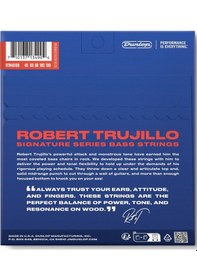 Resim Jim Dunlop Rtn45130 Robert Trujillo Nickel Wound 5-telli Bas Gitar Teli 45-130 