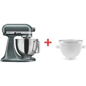 Resim Kitchenaid Artisan 5KSM175PS 4.8 L Stand Mikser + 5KSMICM Dondurma Yapma Aparat 