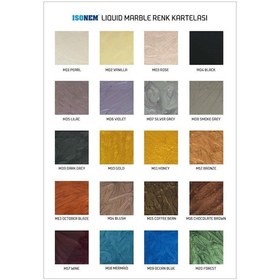 Resim İsonem Liquid Marble Tezgah Ve Zemin Kaplaması 5 Kg Set Rose 