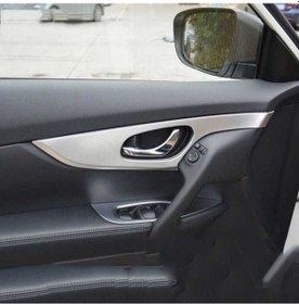 Resim Nıssan X-Traıl 2014-2017 Kapı Kolçak Kaplaması Sılver (541339125) 