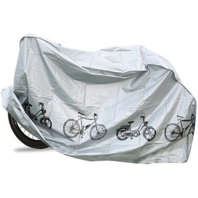 Resim Wezone Bisiklet Ve Elektrikli Motor İçin Yağmur, Güneş Ve Toz Koruyucu Gri Örtü Gri 