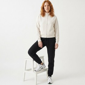 Resim Sportive Kaia Full-Zip Kadın Beyaz Günlük Stil Eşofman Üstü 26YK0001-KBYZ 