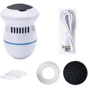 Resim Vkemall Mavi Şarjlı Elektrikli Ayak Kuru Cilt Temizleyici - Pedi Vakumlu Tırnak Ve Deri Gıcırdatıcı 