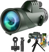 Resim Hepta Collection Monoküler Teleskop - 80x100 Full HD Yüksek Çözünürlük, 10 Km Görüş Mesafesi, 52 mm Objektif Lens, Ge 