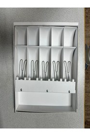 Resim Acil Pano Metal Banka Tipi Metal Para Çekmecesi Kırılmaz 5 Bölmeli Fiş Bölmesi 