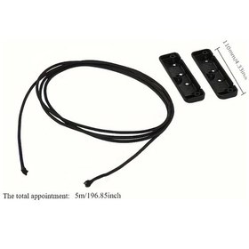 Resim Dashanshop 1 Adet Travelgo Karavan Dolap Filesi Anti-fall Esnek Ağ Cebi + Ayarlanabilir Kayış 86.61 İnç 
