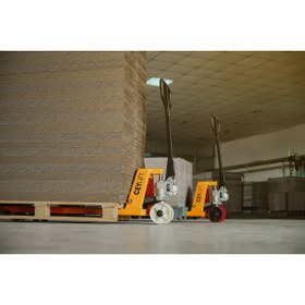 Resim CEYLIFT 2.5 Ton Döküm Pompa Cm25 Poliüretan Teker Manuel Transpalet 