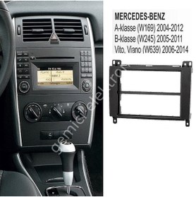 Resim Cadence Oto Teyp Çerçeve Mercedes Uyumlu Sprinter 7 Inç Dabıl Ve Teyp Çerçevesi 