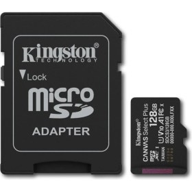Resim Kingston Kıngston SDCS3/128GB, Canvas Select Plus Gen3 A1, 100MB/S, Microsd Kart Bellek (Sd Adaptörlü) 