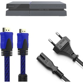 Resim POPKONSOL Xbox One X Güç Kablosu Hdmi Örgülü Kablo Set Xbox Aksesuar 