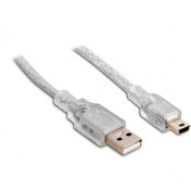 Resim S-Link Sl-Uk53 Usb 2.0 3M Şeffaf Usb Am-Mini 5Pin Kablo S-Link