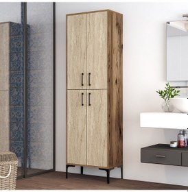 Resim Berlin A Ayakkabılık - Ceviz / Traverten Traverten 