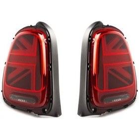 Resim Mini Cooper F60 Arka Stop Takımı İNgiliz Bayraklı (Kırmızı) 2017 Sonrası Uyumlu 