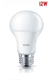 Resim VOLEMİ Yerli Üretim 10 Watt Ledli Tasarruflu Ampul E27 Beyaz Işık 