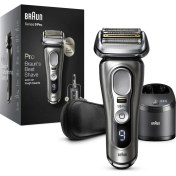 Resim Braun Series 9 Pro 9465CC Islak & Kuru Tıraş Makinesi Clean&charge Deri Seyahat Kılıfı 