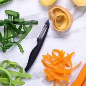 Resim 41310 Dişli Soyacak, Siyah - Plastik Sap 