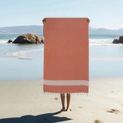 Resim Homedius Diamond Pamuk Peştamal 100x180 cm Turuncu 