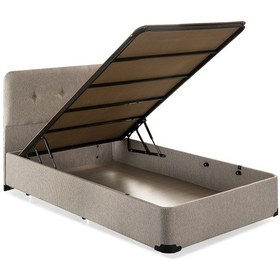 Resim Nironyatak Luna Baza Ve Başlık Seti - 120X200 Cm Bir Buçuk Kişilik Baza Seti 