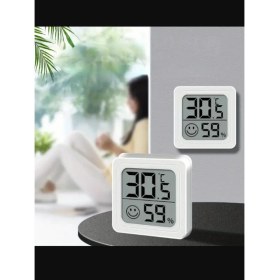 Resim Kompakt Dijital Higrometre & Termometre - Iç/dış Mekan Sıcaklık ve Nem Ölçer 