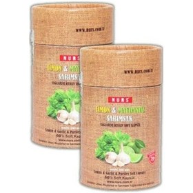 Resim 2 Adet Limon Maydanoz Sarımsak 60'lı Soft Kapsül 60x2 120 Adet 