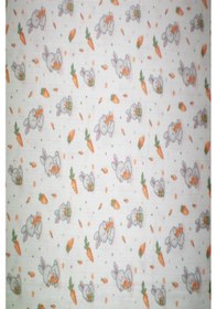 Resim More Home %100 Pamuk Tek Kat Müslin Bezi 90x90 Cm Havuç Yiyen Ta 