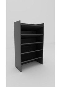 Resim Evvo 5 Katlı 5 Bölmeli Dekoratif Ayakkabılık Antrasit Antrasit 