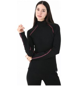 Resim Scorp Thermo-fit Kadın Yarım Boğazlı Termal Üst Kayak İçlik Siyah 