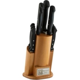 Resim Sürbisa 61504-N Naturel Ahşaplı Mutfak Seti Pimli Sap 