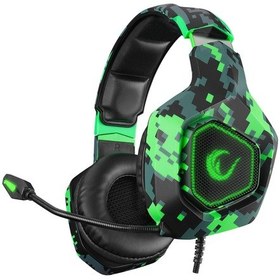 Resim Rampage RM-K8 Crafting 7.1 Surround Rainbow Ledli Kulak Üstü Oyuncu Kulaklığı 