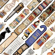 Resim 30 Adet Vintage Kitap Ayracı - Renkli, Dayanıklı Kağıt İşaretleyiciler - Kitap Severler & Sınıf Kullanımı İçin Mükemmel Hediye, Okuma İçin Kitap Ayracı 