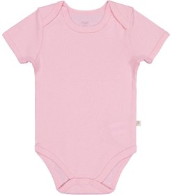 Resim Civil Baby Düz Renkli Kısa Kol 1-3 Yaş Çıtçıtlı Badi - Pembe - Pembe / 18-24 Ay 
