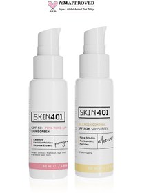 Resim Skin401 renk eşitleyici ve leke karşıtı güneş kremi seti 