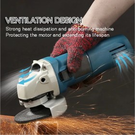 Resim Avuç Taşlama 900W 115MM 11000 Rpm Spiral Taşlama Makinesi Kablo Anahtarlı 