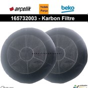 Resim Beko Uyumlu Bde 6050 Hb 7704330210 Davlumbaz Karbon Filtre 165732003 