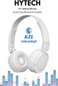 Resim Hytech Kzl Teknoloji Batty Beyaz Tf Kart Özellikli Bluetooth Kulaklık Hy-xbk44 