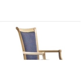 Resim Bengimobilya Sandalye Zus164 Kolçak Model Kayın Retro Ayak Doğal Renk Şönil Ku 