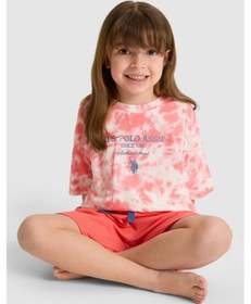 Resim U.s. Polo Assn. Kız Çocuk Mercan Pijama Takım 50326614-vr204 Coral 