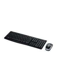 Resim Logıtech Mk270 Siyah Kablosuz Q Klavye Set 