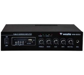 Resim 80 Watt USB\u002FMP3 Hat Trafolu LCD Ekran Mikser Amplifier 