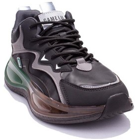 Resim Gamelu 23km Sova Siyah Günlük Ortopedik Erkek Spor Ayakkabı Siyah 