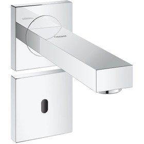 Resim Grohe Eurocube E Fotoselli Lavabo Bataryası, Duvardan, Tek Su Girişli-36442000 