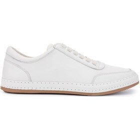 Resim Tamer Tanca Erkek Hakiki Deri Bej Sneakers & Spor Ayakkabı 128 265530 Erk Ayk Y25 Bej Dr Bej 