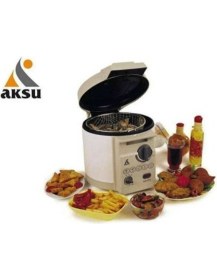 Resim Beyaz Aksu T11 Ken Fry Yağlı Fritöz, Pratik ve Şık Mutfak Cihazı 