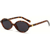 Resim Snapbuy Retro Oval Moda Gözlükler - Parlama Önleyici Lensli, Parti Ve Seyahat İçin Şık Küçük Çerçevealtın51gri Gri 