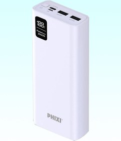 Resim Phixi FORCE Hızlı Şarjlı Powerbank 20.000mAh LCD Ekran Fast 22.5W Destekli Taşınabilir Şarj Cihazı 
