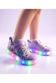 Resim Surpie Shoes Kız Çocuk Işıklı Ayakkabı, Çocuk Günlük Ayakkabı 